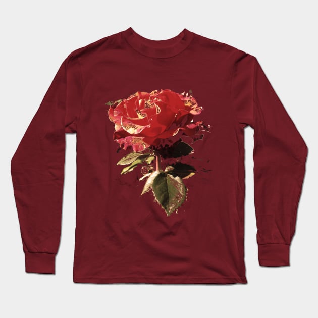 the Rose Long Sleeve T-Shirt by YuliiaLestes